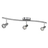 Review   / Three-Light Halogen Ceiling Fixture