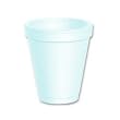 10 oz. White Foam Cups Space Saver (10J12DART) dart 1000cs