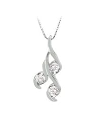 1/2 ct. tw. Diamond Sirena Fashion Pendant in 14K White Gold