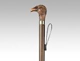 FootFitter Wooden-style Long-handled Shoe Horn, Wood, Eagle, 21