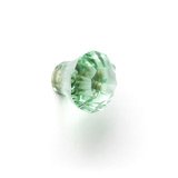 Petal Glass Drawer Knob - Green