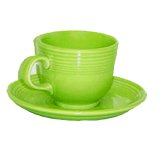 Fiesta Chartreuse Cup and Saucer Set by Fiestaware