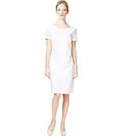 Autograph Pure Cotton Embroidered Spotted Dress