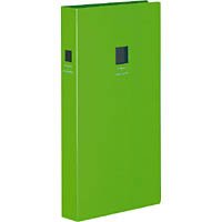 【クリックで詳細表示】ア-NP930LGポシェットアルバム黒台紙A4スリムL300黄緑