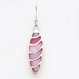 Sterling Silver Pink Shell Earrings