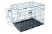 Economy folding dog crate - BLUE - 24ins - lightweight