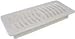 DEFLECTO RF41003 Floor Register Air Deflector (White; 4- Inch x 10- Inch)