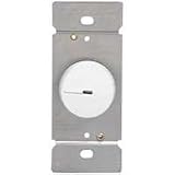 Buy Cooper Wiring Devices RI306PL-W-K 600-Watt 120-Volt Lighted Incandescent Halogen... by Rotary