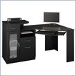 Bush Vantage Corner Wood Computer Desk in Black