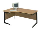 Polaris Radial Desk 1800x1200mm Left Hand Beech