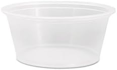 (6 Pack Value Bundle) DCC325PC Conex Polypropylene Portion Cup, Clear, 3-1/4 oz, 125/Bag