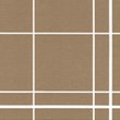 BRODER MFG. INC. White Lines Flannel Backed Vinyl Tablecloth - Brown, 52x52 (Square) | Perfect for Picnics, Barbeques, Parties, Camping, Special Occasions, Gatherings, and Everyday Use