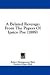Books : A Belated Revenge: From The Papers Of Ipsico Poe (1889)