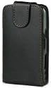 SAMSUNG GT-S5570 / S5570 GALAXY MINI - PHONE PROTECTION - BLACK PREMIUM PU LEATHER FLIP VERTICAL WALLET CASE COVER POUCH + 2 CUSTOM FIT SCREEN PROTECTORS