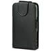 SAMSUNG GT-S5570 / S5570 GALAXY MINI - PHONE PROTECTION - BLACK PREMIUM PU LEATHER FLIP VERTICAL WALLET CASE COVER POUCH + 2 CUSTOM FIT SCREEN PROTECTORS