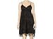 Betsey Johnson French Tatting Slip Dress | Women's Dress Black