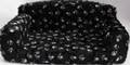 Cat bed / dog bed settee - Black 32inch x 18inch x 13.5 inches from Mr Pillow. Free delivery in Scotland, Wales, Northern Ireland, England, Ireland.