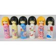 Iwako Japanese Erasers Kokeshi Dolls Set of 6