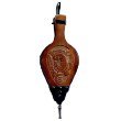 17 1/2" Hand Carved Dark Stain Bellow