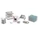 ~:~ ROLODEX ~:~ Pencil/Card Holder, Wire Mesh, 4w x 4-1/4d x 4-3/4h, Pewter Image