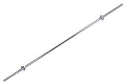 Sunny Threaded Solid Chrome Barbell Bar (60-Inch)