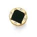 14K Gold Diamond and Onyx Tie Tack