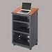 Bretford Basics Mobile Presentation Lectern LECT2-RNCY - Lectern for notebook - steel - raven black, wild cherry