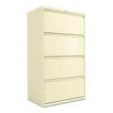 30 Wide Lateral File Cabinets, Four Drawer, Putty (ALELA543054PY) Category: Metal Lateral File Cabinets