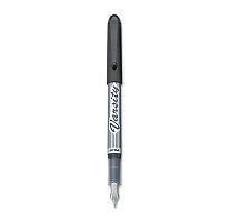 Varsity Disposable Fountain Pen, Medium Point, Black Barrel/Black Ink PIL90010