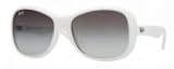 Ray Ban RB4139 Shiny White/Grey Gradient Sunglasses (RB4139-671-8G-58-17-135)