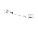 Blaupunkt Interface adaptorcable for Lenkradfernb.