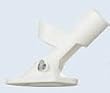 Evergreen 2 Position Pole Bracket, White - Plastic