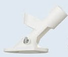 Evergreen 2 Position Pole Bracket, White - Plastic