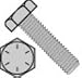 Hex Tap Bolt Grade 8 Fully Threaded Zinc Yellow 1/4-20 X 2 1/2 (Pack of 900)