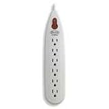 BELKIN COMPONENTS / BLKF9H60004 / Home Series SurgeMaster Power Center, 6 Outlets, 4ft Cord / Sold as 1 EA