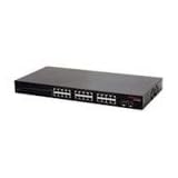 USRobotics Courier Gigabit Smart Switch USR997724A - Switch - 24 ports - EN, Fast EN, Gigabit EN - 10Base-T, 100Base-TX, 1000Base-T + 2 x shared SFP (empty) - 1U