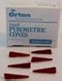 Orton small pyrometric cones for kiln sitter 05 (50)c