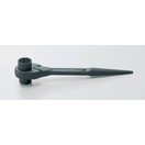 コーケン　両口シノ付ショートラチェット　１７ｍｍｘ１９ｍｍ　　171S-17x19