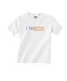Tim Tebow Jersey T-Shirt I TeBOW Youth XLarge White