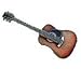 Acoustic Guitar Belt Buckle   