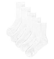 5 Pairs of Cotton Rich Sports Socks