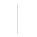 2 inch headpins - 21 Gauge - Silver Plated : Pack of 1 Pack