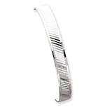Sterling Silver 9mm Solid Fancy Slip On Bangle Bracelet QB211 Sterling Silver 9mm Solid Fancy Slip-On Bangle Bracelet QB211