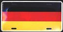 Germany Flag License Plate