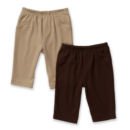 Carter's Baby Boys 2-pack Brown/beige Cotton Knit Roomy-comfy Pants Size 9 Months