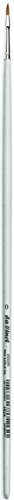 da Vinci Oil & Acrylic Series 1824 Oil Paint Brush, Filbert Russian Red Sable with Long Grey Handle, Size 0