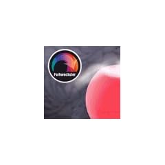 Carlo Milano Vernebler-Kugel aus Milchglas mit Regenbogen-Farbspiel