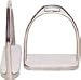 Stainless Steel Fillis Style Stirrup Irons with Rubber Pads Image