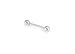 316L Surgical Steel Straight Barbell 18g