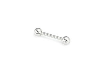 316L Surgical Steel Straight Barbell 18g